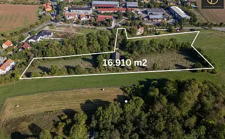 Prodej stavebního pozemku 16 910 m², Mlýnská, Tachlovice, okres Praha-západ
