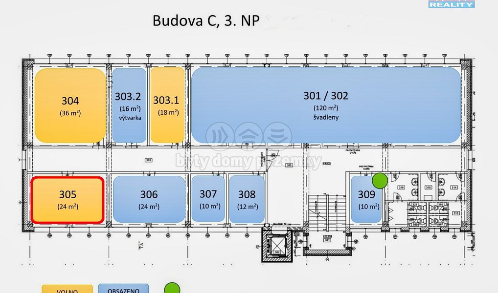 Pronájem kanceláře 24 m², Valašské Meziříčí – náhled fotky 3