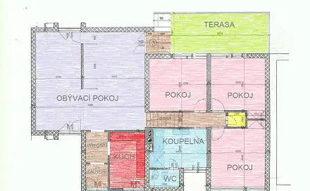 Pronájem bytu 4+1 116 m²