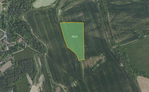 Prodej pole 8 891 m², Cetyně, okres Příbram