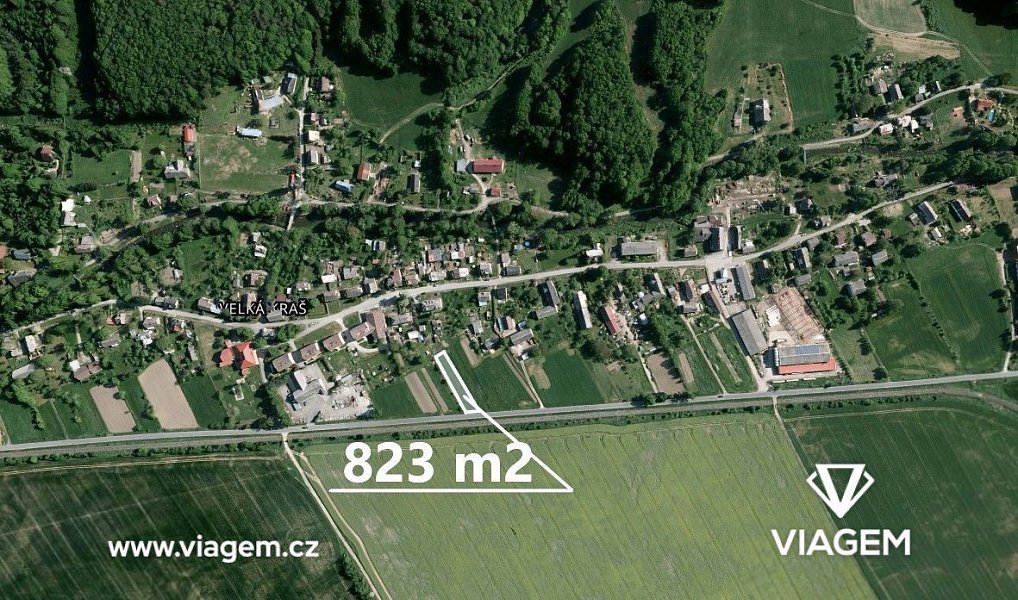 Prodej zahrady 823 m², Velká Kraš – náhled fotky 2