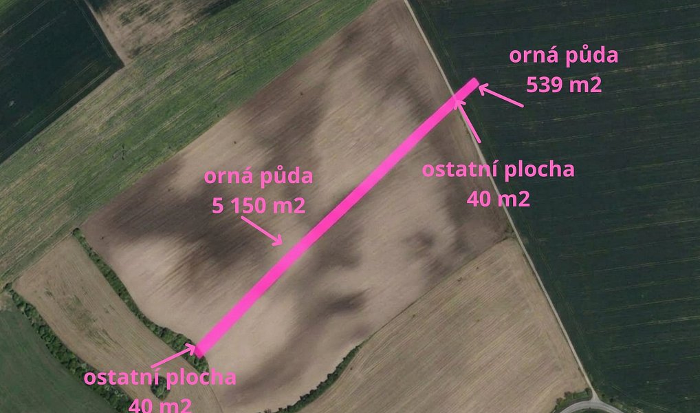Prodej pole 60 930 m², Čejkovice – náhled fotky 7