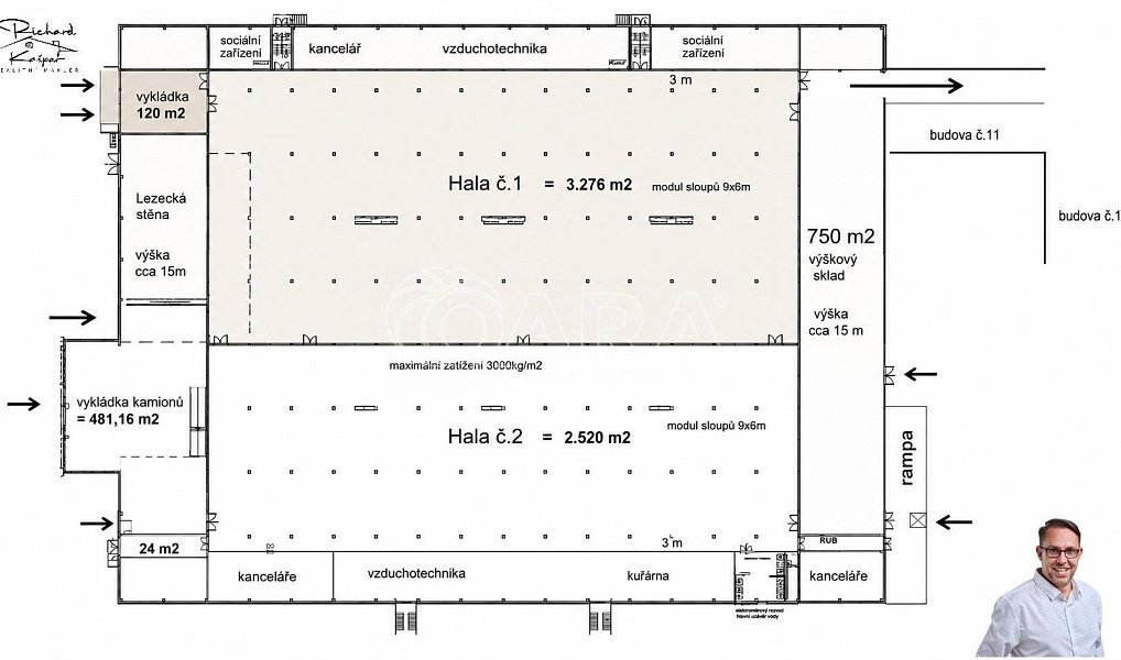 Pronájem skladovacích prostor 3 396 m², Písek – náhled fotky 6