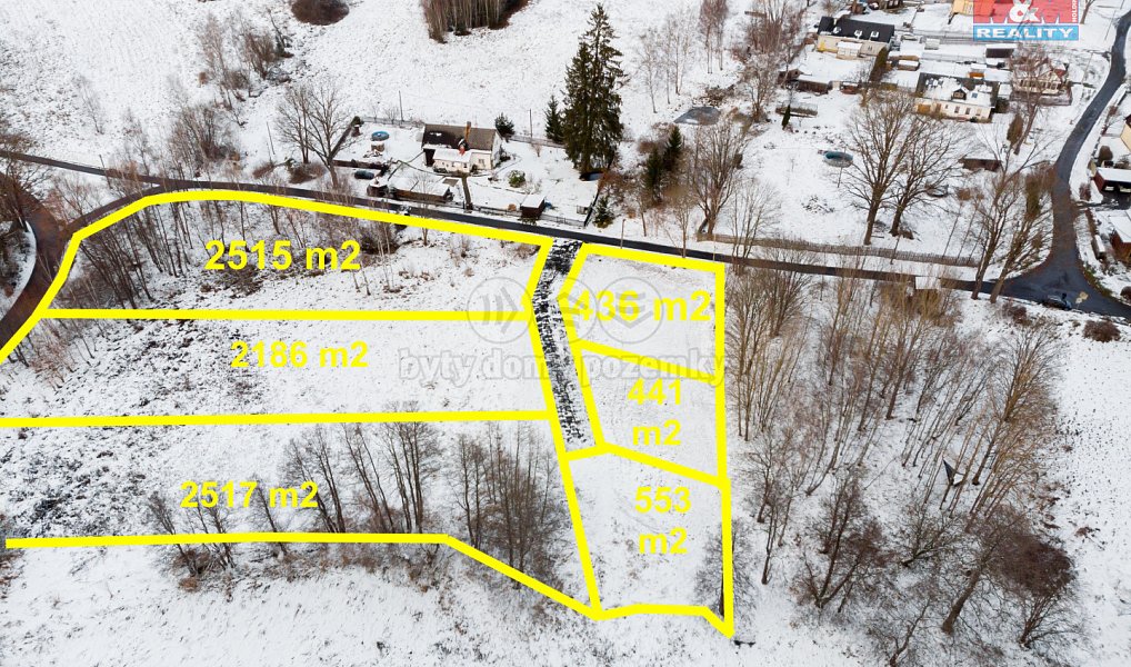 Prodej stavebního pozemku 2 467 m², Stará Voda – náhled fotky 14