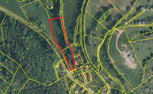 Prodej stavebního pozemku 4 965 m², Nechvalice, okres Příbram