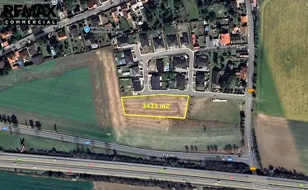 Prodej komerčního pozemku 3 433 m², Pletený Újezd, okres Kladno