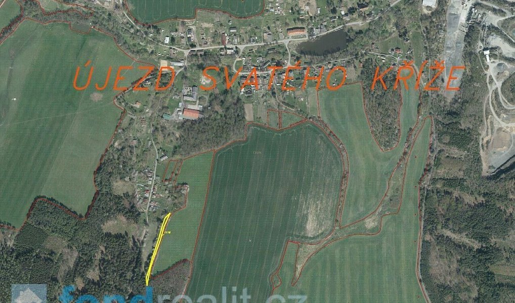 Prodej pole 1 208 m², Bělá nad Radbuzou – náhled fotky 3