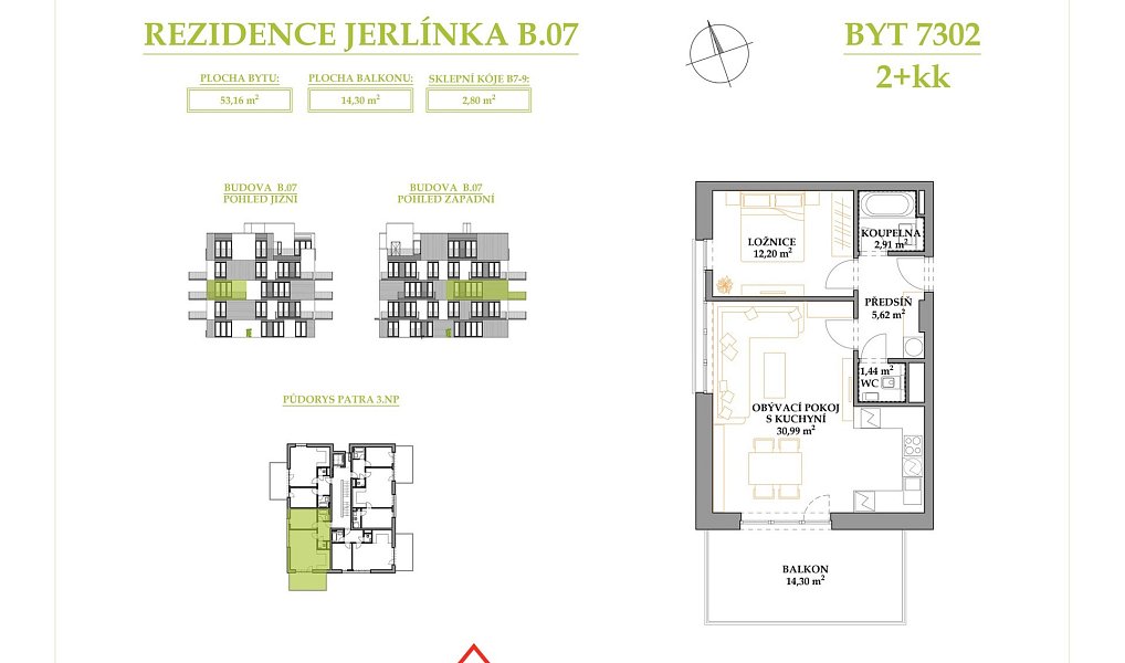 Prodej bytu 2+kk 67 m², Brno – náhled fotky 2