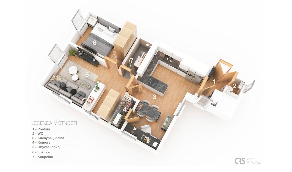 Prodej bytu 2+1 55 m², Liberec – náhled fotky 2