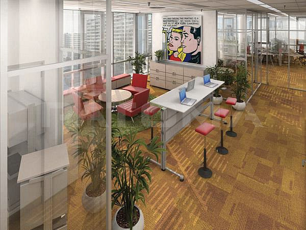 Pronájem kancelářských prostor 3 947 m² v lokalitě Praha 4, ul. Na Pankráci – pohled 2