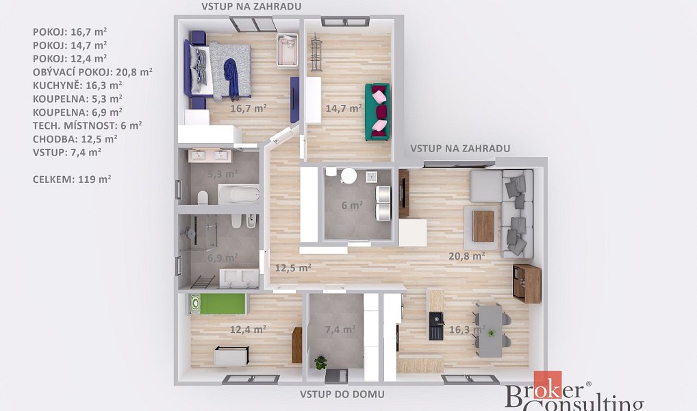 Prodej domu 119 m² s pozemkem 499 m², Kobylnice – náhled fotky 23