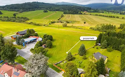 Prodej stavebního pozemku 1 768 m², Volary, okres Prachatice