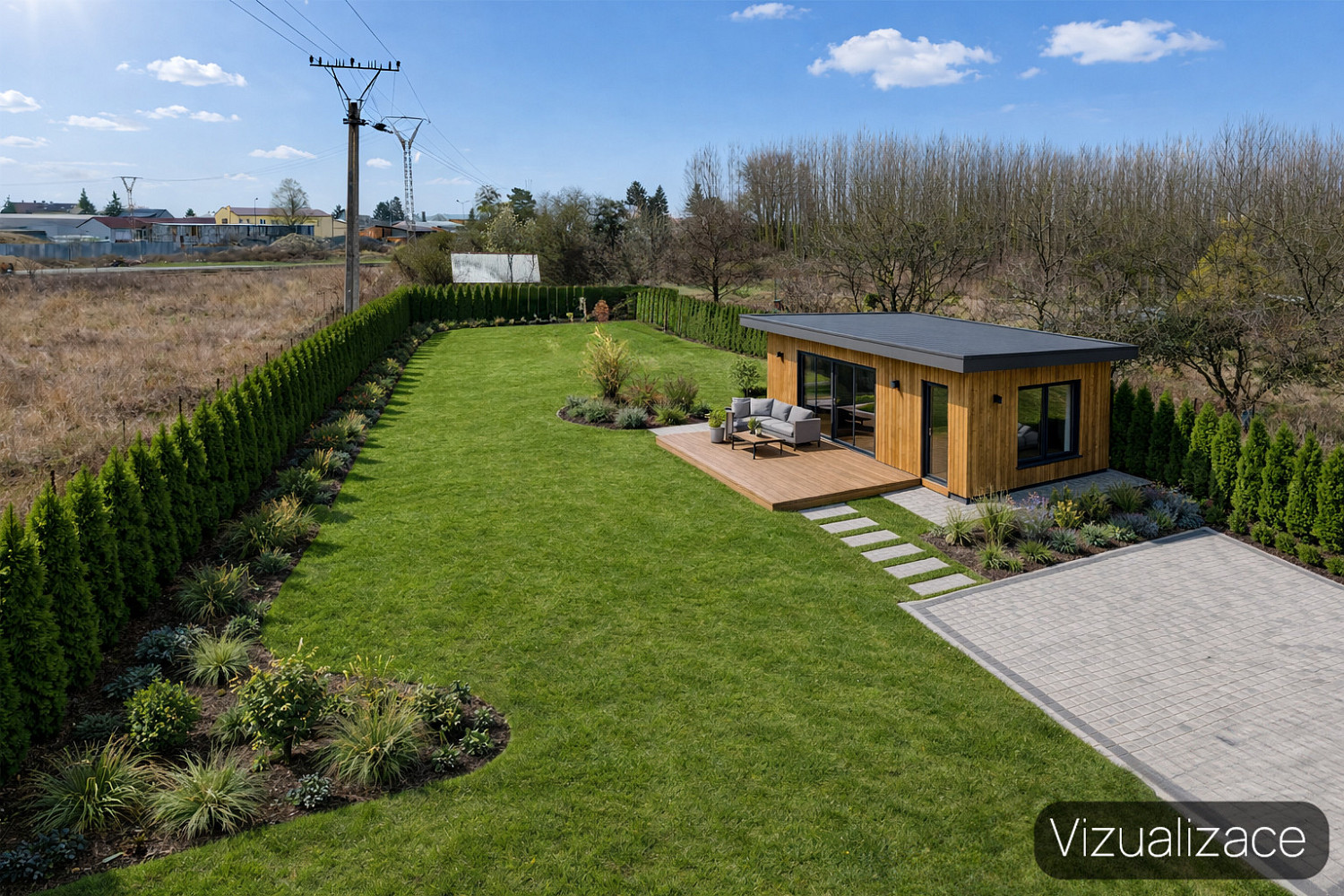 Prodej zahrady 1 124 m², Litovel