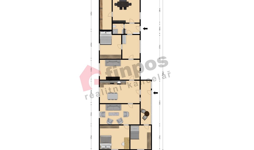 Prodej domu 145 m² s pozemkem 905 m², Chlumec nad Cidlinou – náhled fotky 24