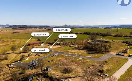 Prodej stavebního pozemku 1 227 m², Dobev, okres Písek