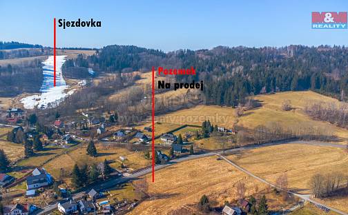 Prodej stavebního pozemku 1 345 m², Polevsko, okres Česká Lípa