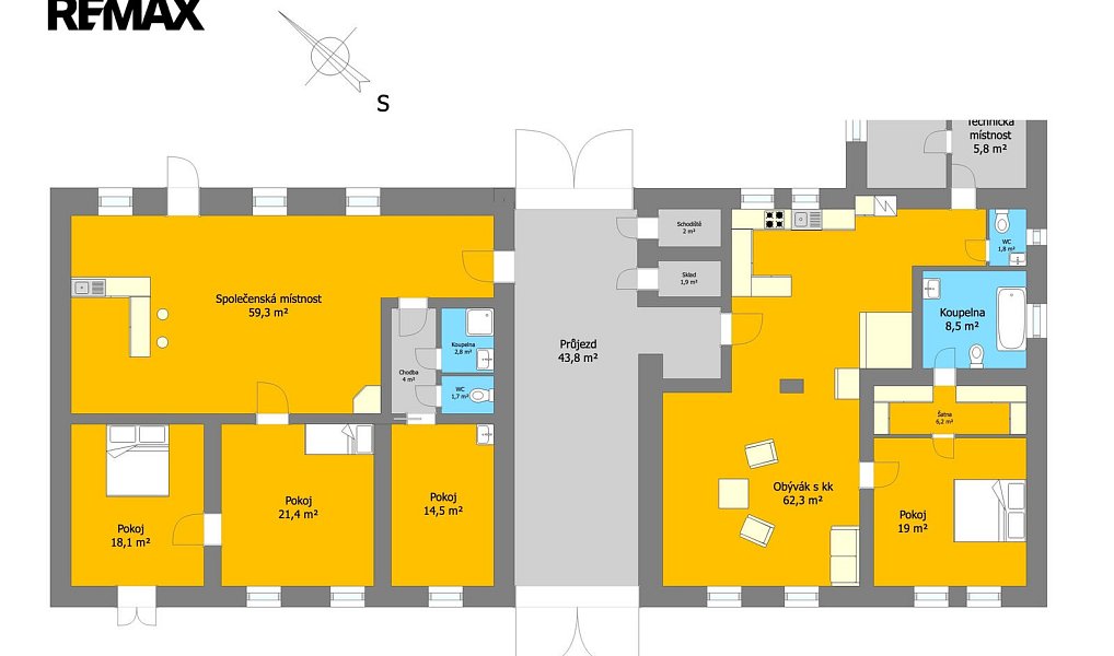 Prodej chaty/chalupy 330 m² s pozemkem 1 643 m², Sklené nad Oslavou – náhled fotky 13