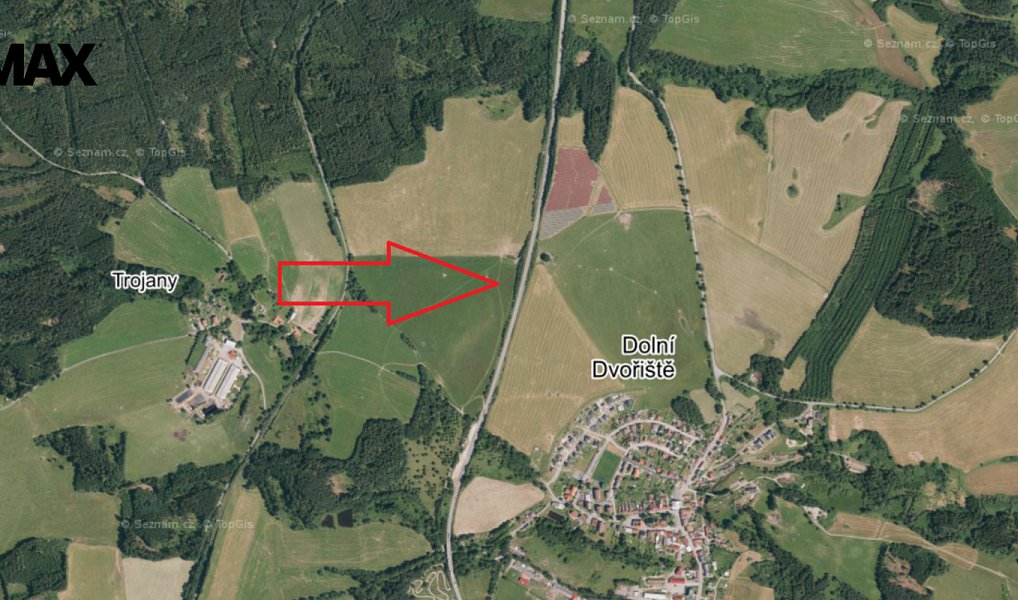 Prodej pole 12 464 m², Dolní Dvořiště – náhled fotky 3