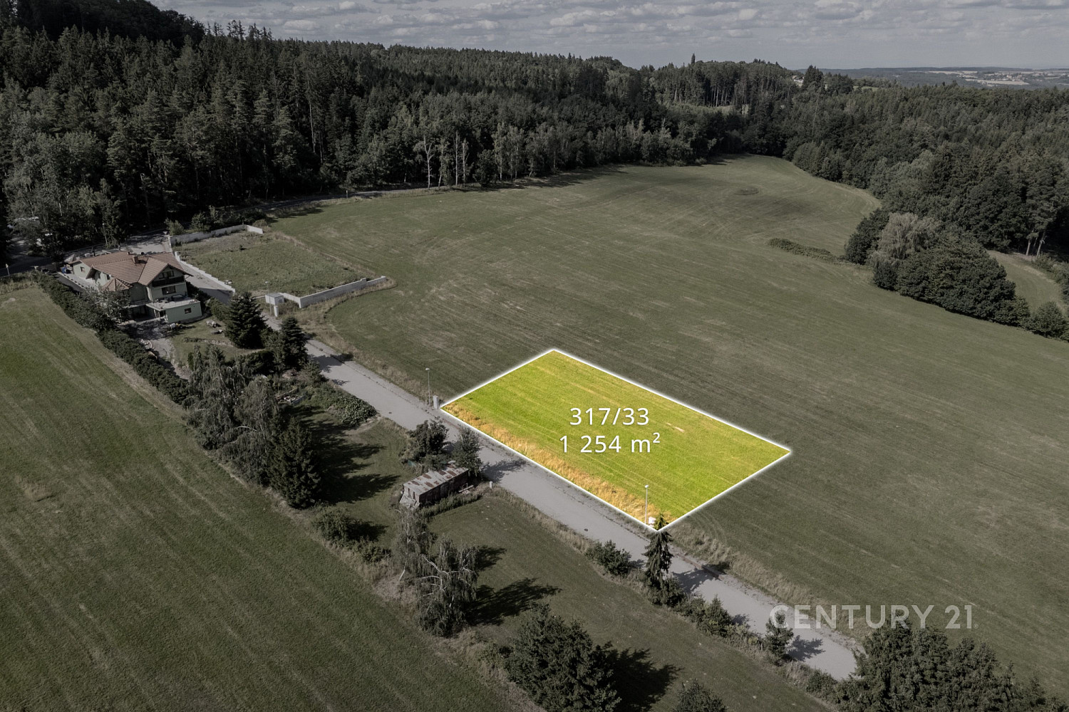 Prodej stavebního pozemku 1 254 m² – fotografie 2
