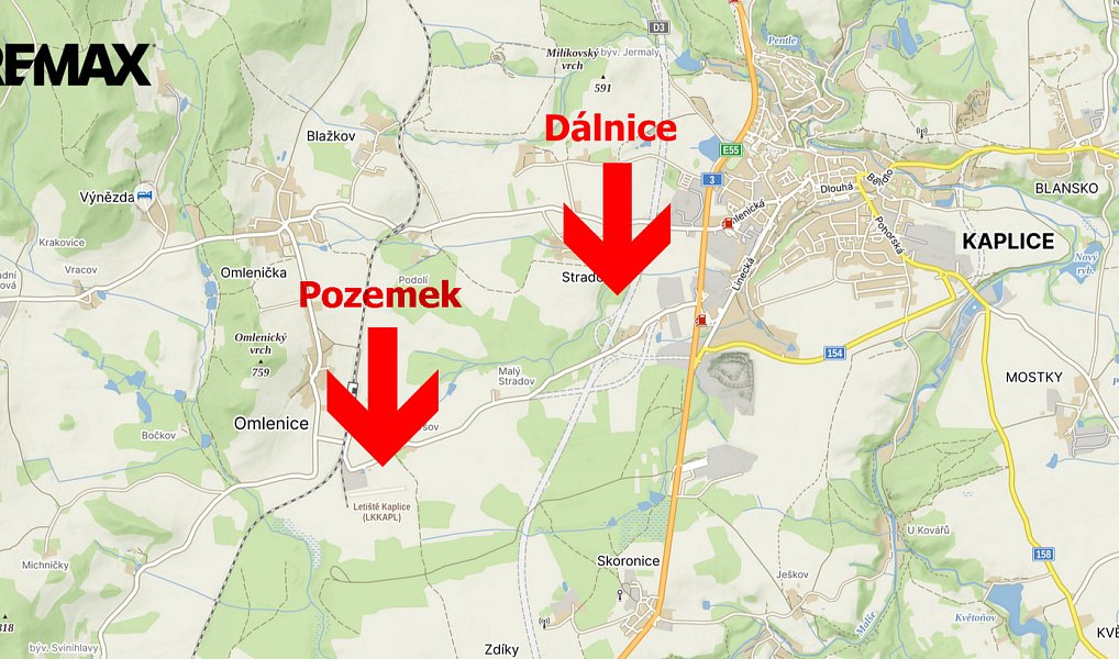 Prodej komerčního pozemku 41 483 m², Omlenice – náhled fotky 3