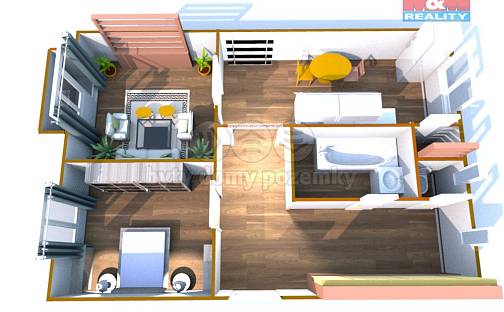 Prodej bytu 2+1 56 m², Bařiny, Štramberk, okres Nový Jičín