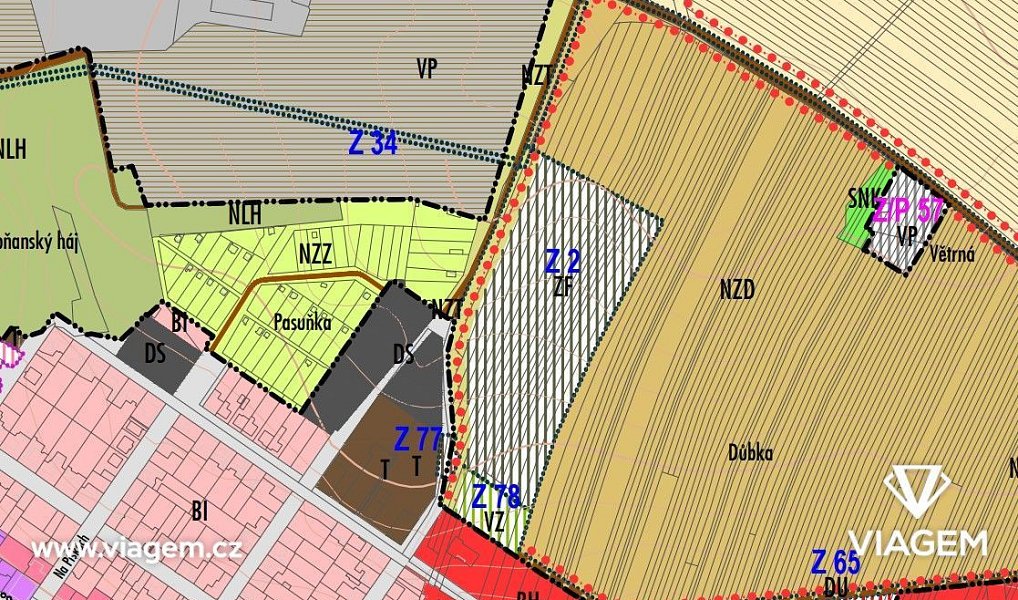 Prodej stavebního pozemku 670 m², Dubňany – náhled fotky 2