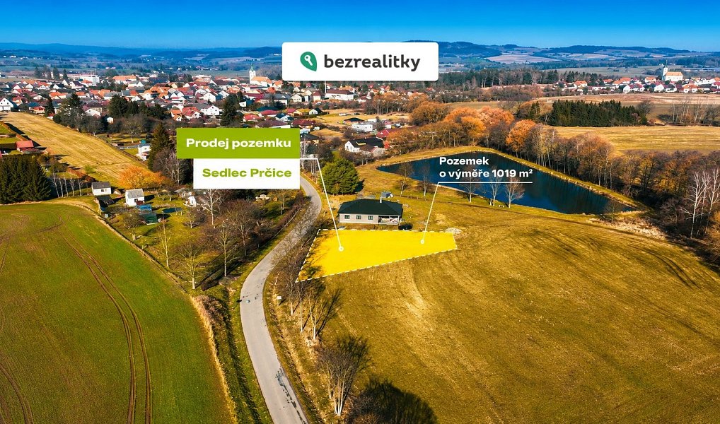 Prodej pozemku, 1019 m², Příbram, Sedlec-Prčice
