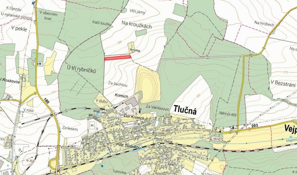Prodej pole 10 152 m², Tlučná – náhled fotky 2