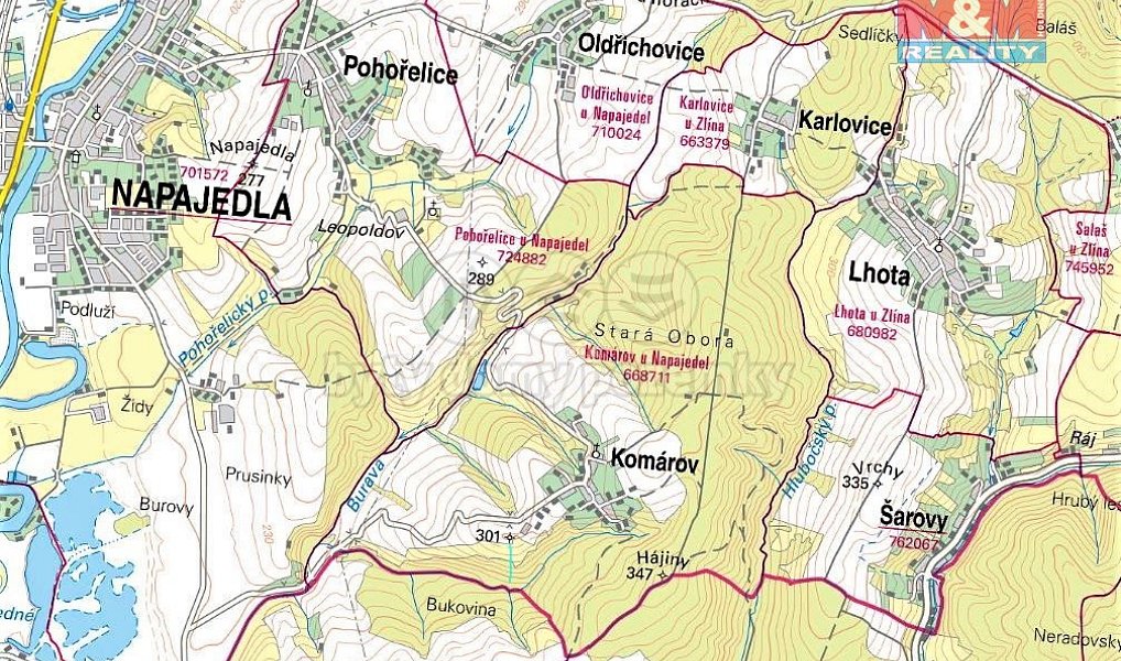 Prodej pozemku 905 m², Komárov – náhled fotky 4