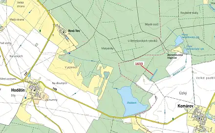 Dražba lesa 5 902 m², Komárov