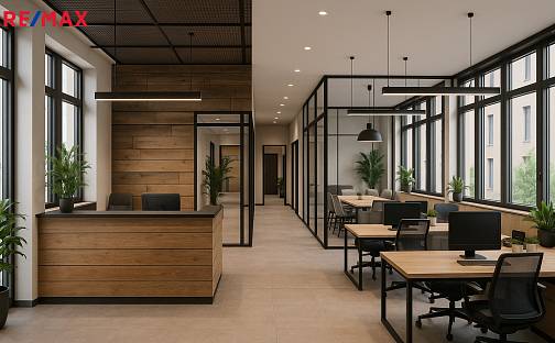 Pronájem kanceláře 280 m², V Lukách, Příbram - Příbram I