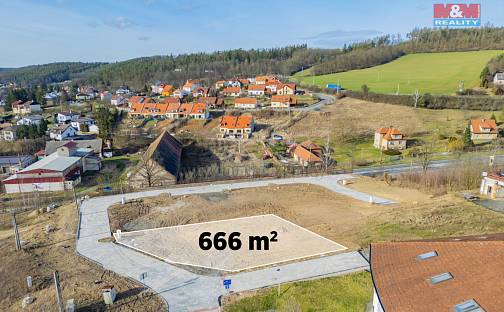 Prodej stavebního pozemku 666 m², Plasy, okres Plzeň-sever