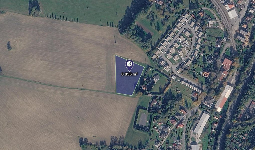 Prodej pozemku, 6855 m², Pelhřimov, Humpolec
