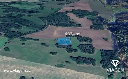 Prodej pole 2 037 m², Blatná, okres Strakonice