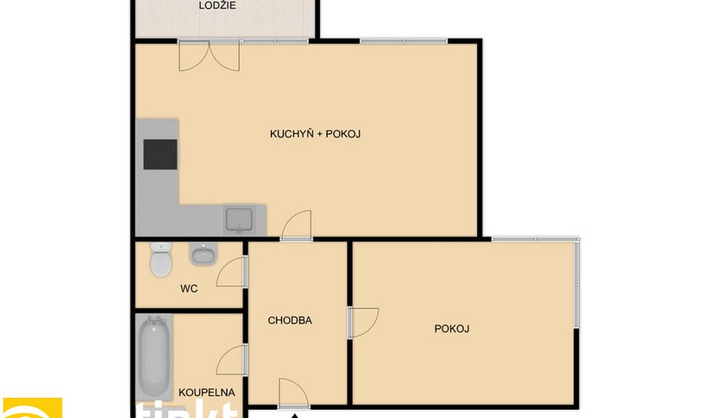 Pronájem bytu 2+kk 68 m², Plzeň – náhled fotky 2