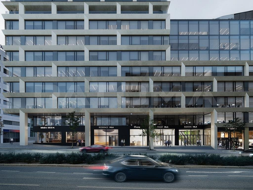 Pronájem 2300 m² obchodních prostor v projektu Hila na Praze 4 - Michle, BB Centrum.