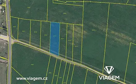 Prodej pole 386 m², Bechlín, okres Litoměřice