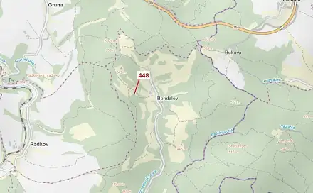 Dražba lesa 586 m², Radkov