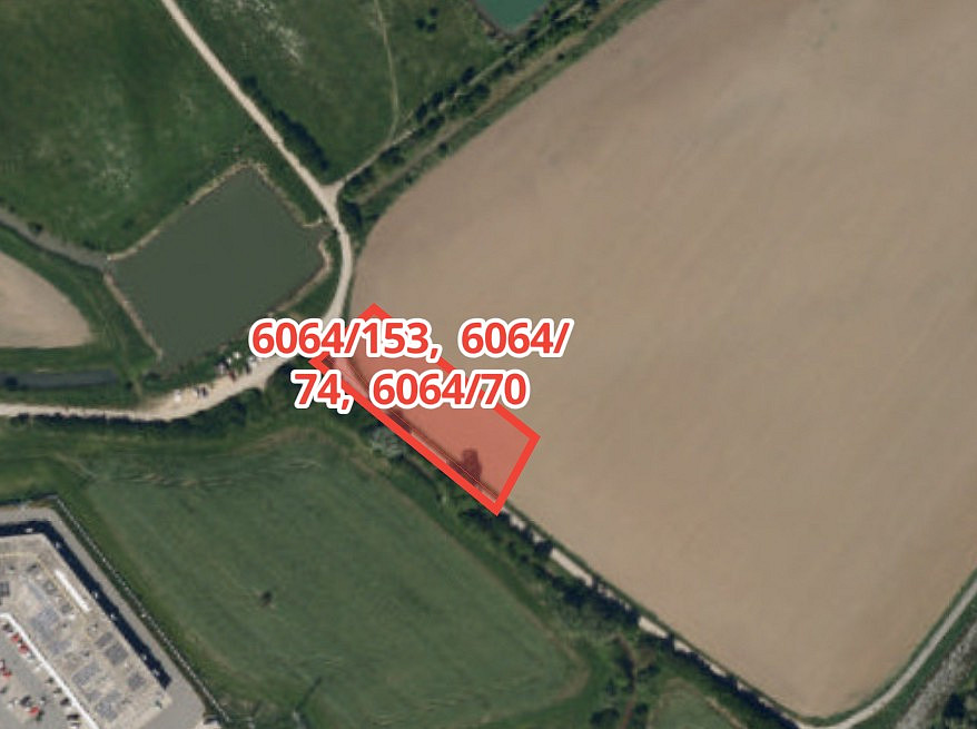 Pozemek 2992 m² ve Starém Městě u Uherského Hradiště – pohled 2
