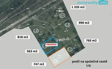 Prodej stavebního pozemku 747 m², Plzeň