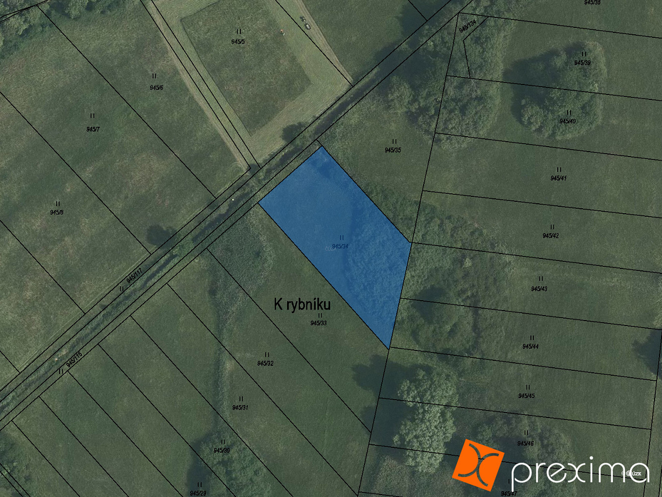 Prodej pozemku 477 m²