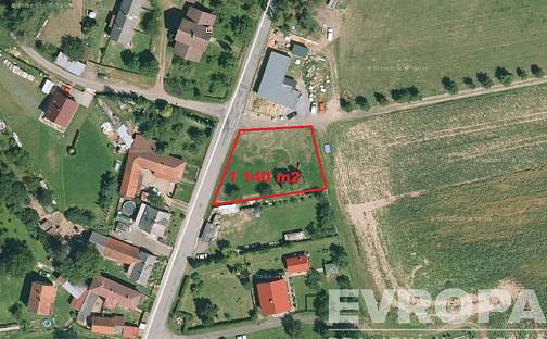 Prodej stavebního pozemku 1 140 m², Útěchovice pod Stražištěm, okres Pelhřimov