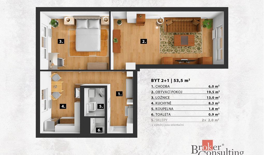 Prodej bytu 2+1 54 m², Praha – náhled fotky 10