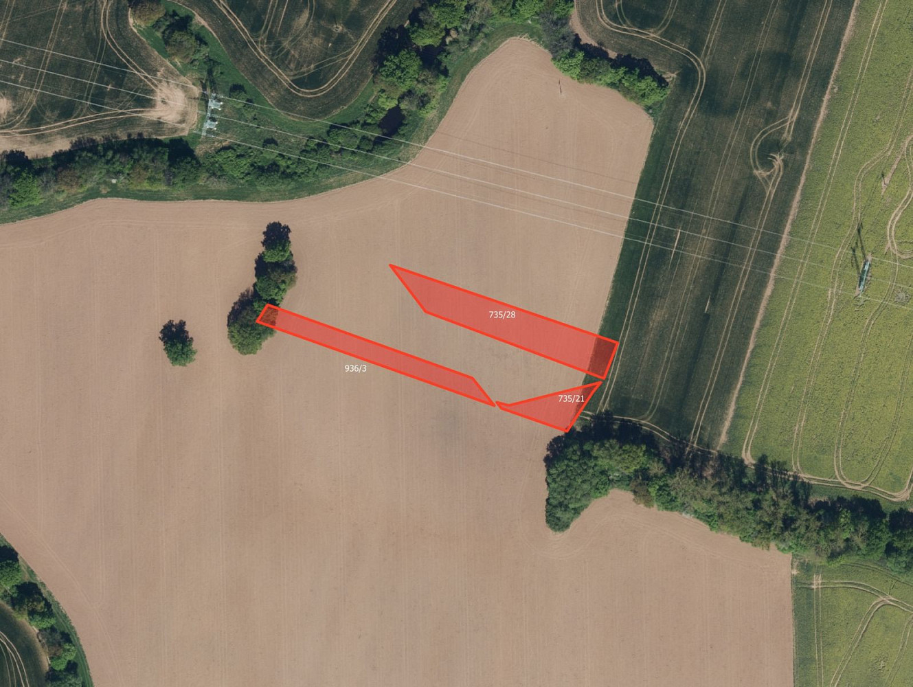 Prodej pole 4 921 m²