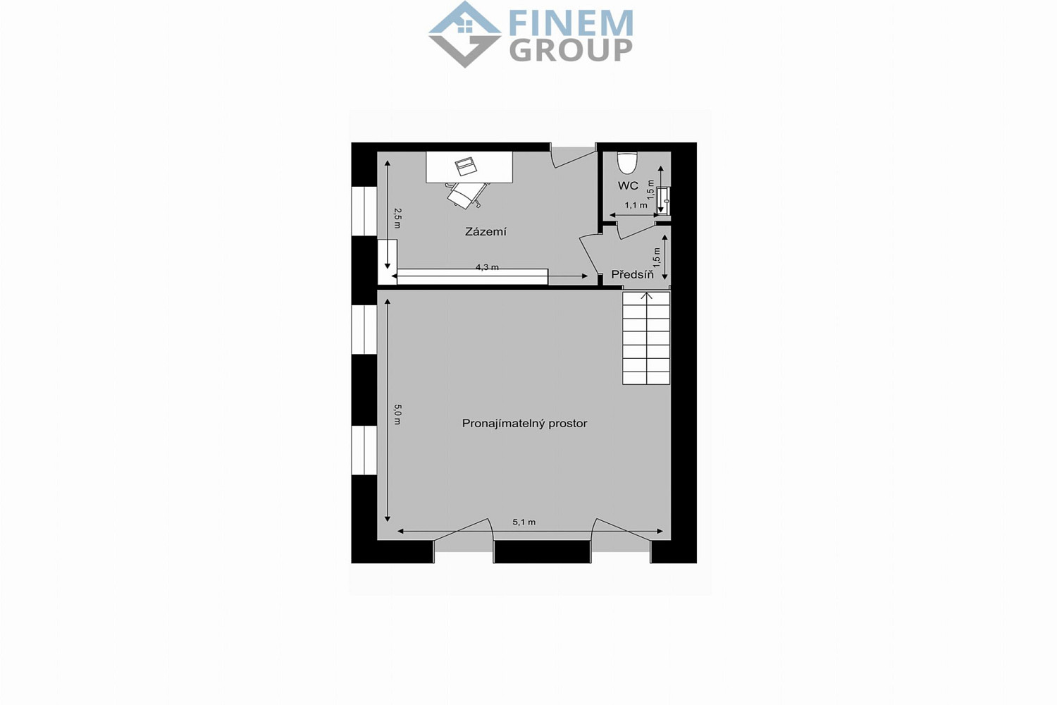 Prodej obchodních prostor 41 m² – fotografie 4