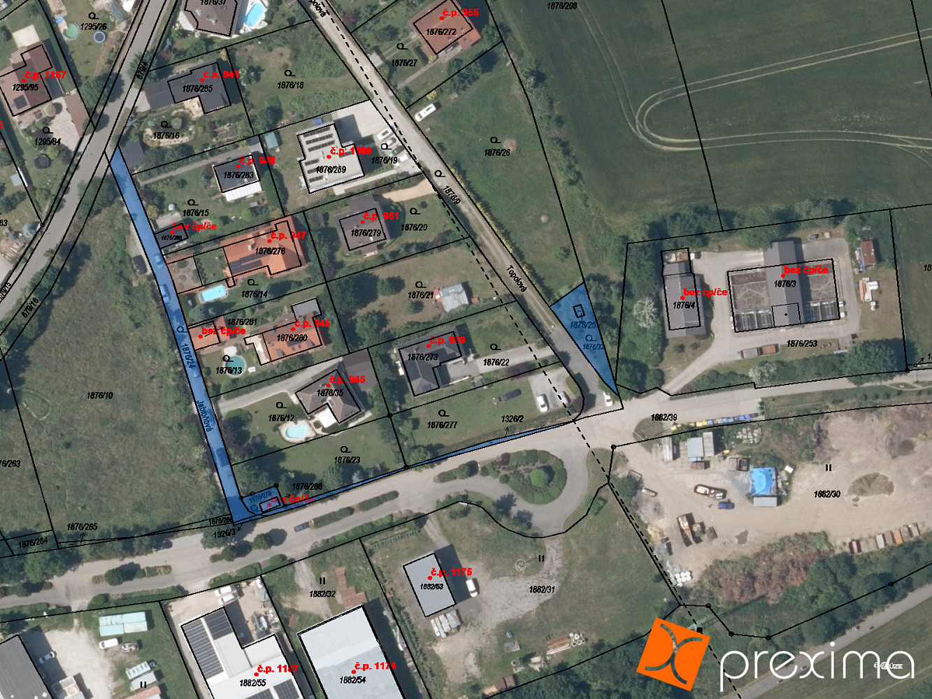Prodej komerčního pozemku 204 m²