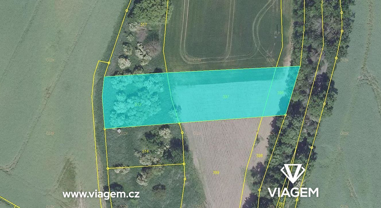 Prodej pole 566 m²