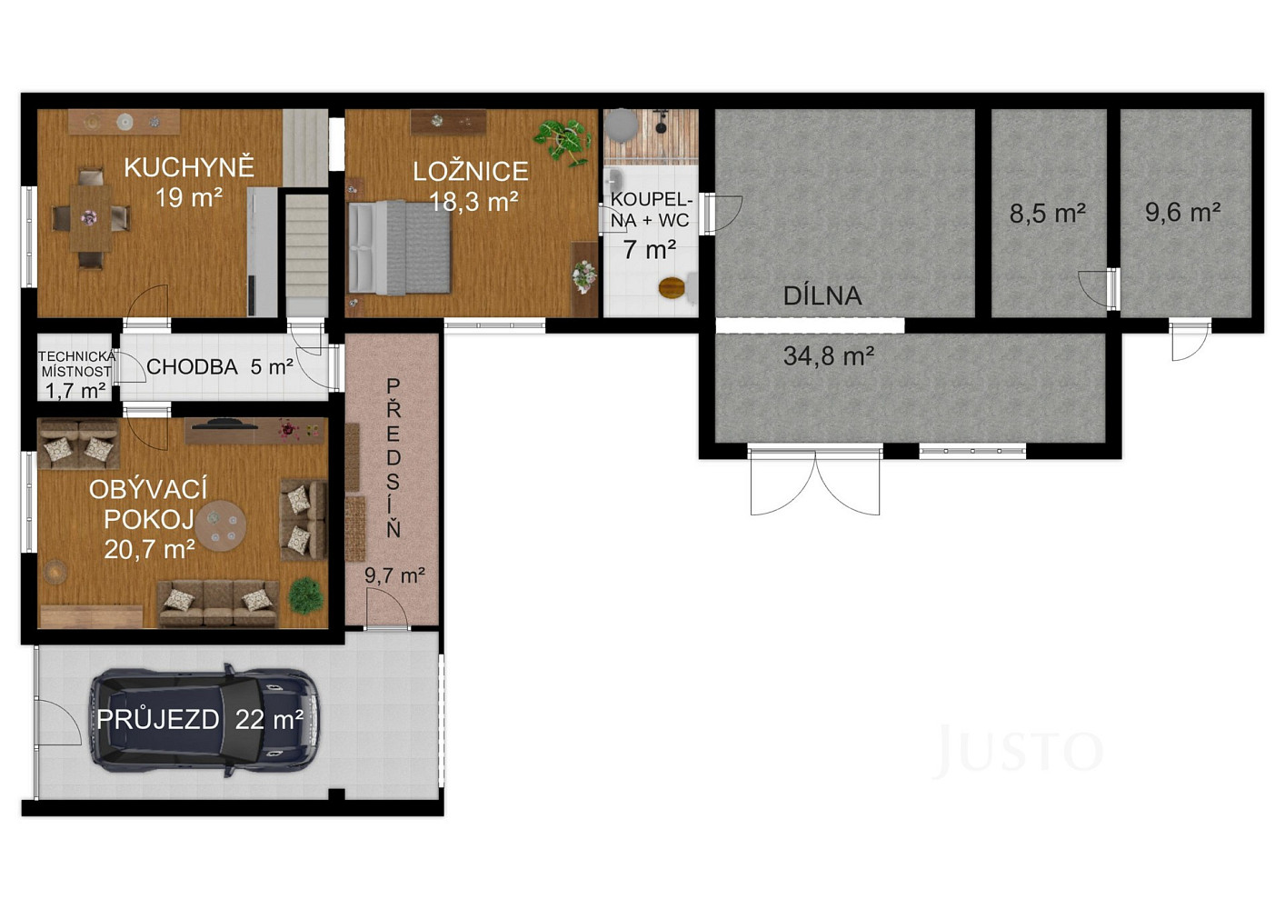 Prodej domu 156 m² s pozemkem 443 m² – fotografie 3