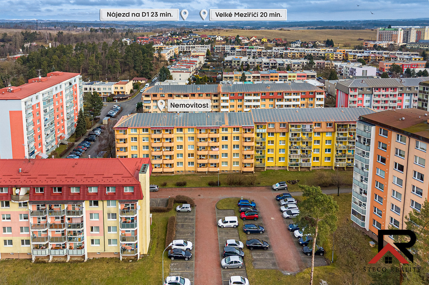Byt 3+1 – Třebíč, Pocoucov – pohled 3