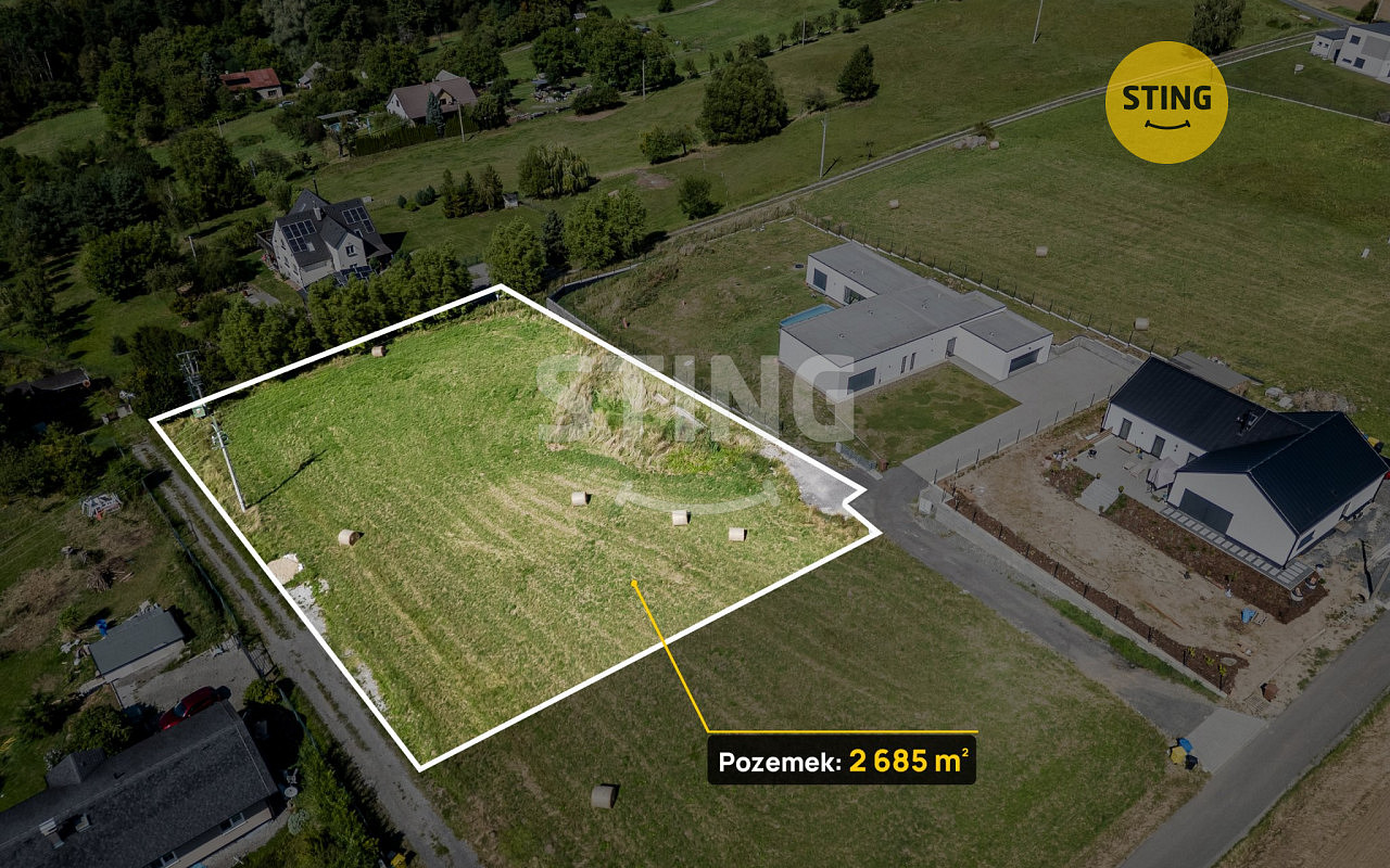 Prodej stavebního pozemku 2 685 m²